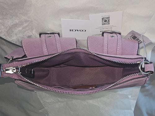 Coach NWT Ashton Violet Suede Shoulder Bag