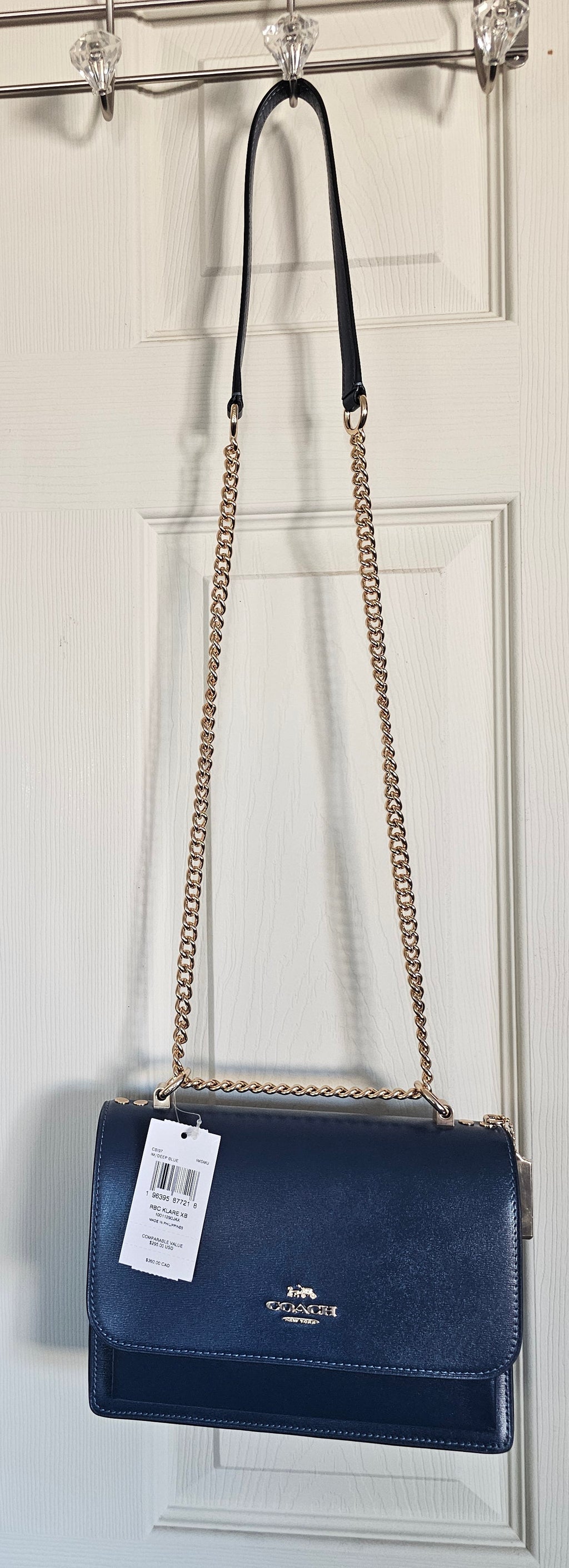 Coach NWT Deep Blue Klare Crossbody