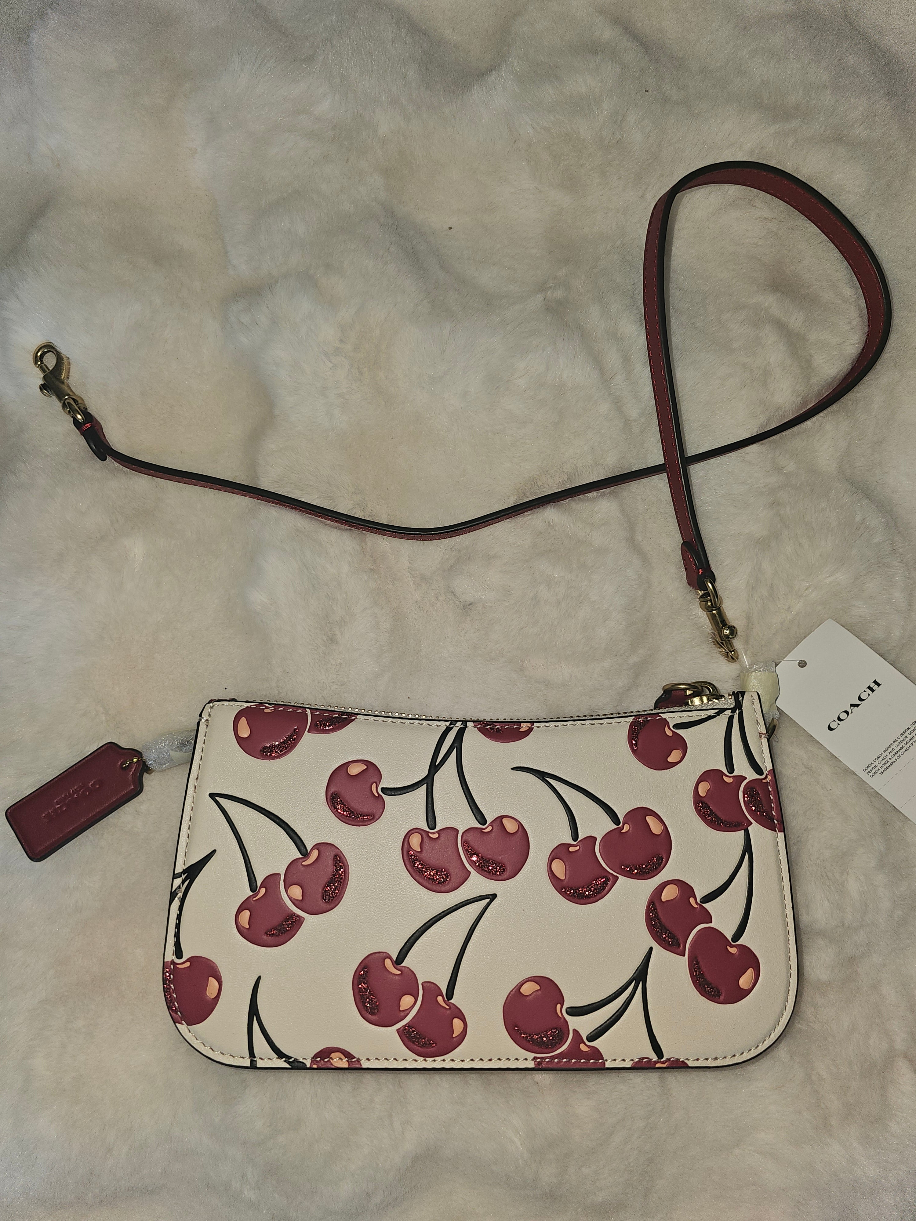 Coach NWT Cherry Print Penn Bag