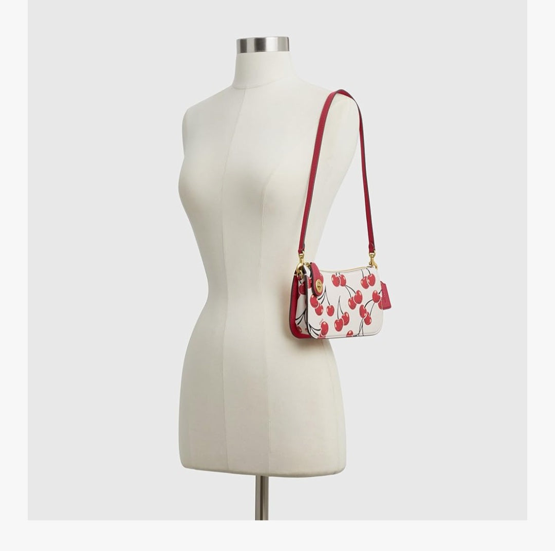 Coach NWT Cherry Print Penn Bag