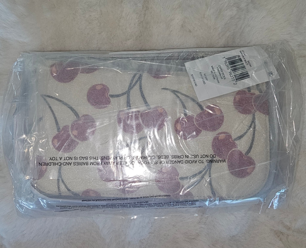 Coach NWT Cherry Print Penn Bag